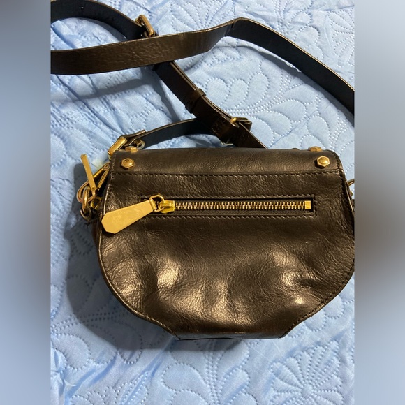 Black STUD SENSE Mini Leather Crossbody Bag - Picture 2 of 13